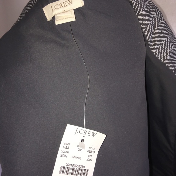 J.Crew Factory Puffer Vest Houndstooth NWT - Picture 8 of 8